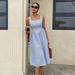 French Style Slim Waist Sleeveless Halter Neck Long Dress Color Block Striped Casual Fashion For Women_ecoleips.com