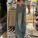 Women's Clothing High Street Heavy Duty Full Diamond Stitching Jeans For Women Summer Hot Girls Fashionable Shiny Mopping Pants_ecoleips.com