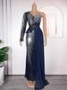 Women's Clothing Women's Sequined Evening Dress Long Skirt Christmas Party Large Size Dress_ecoleips.com