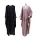 Muslim Women's Long Turkey Dubai Elegant Cardigan Robe_ecoleips.com