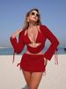 Sexy Women's Bikini Swimsuit Set Four-Piece Fashionable Swimwear Ideal For Beach And Pool Activities_ecoleips.com