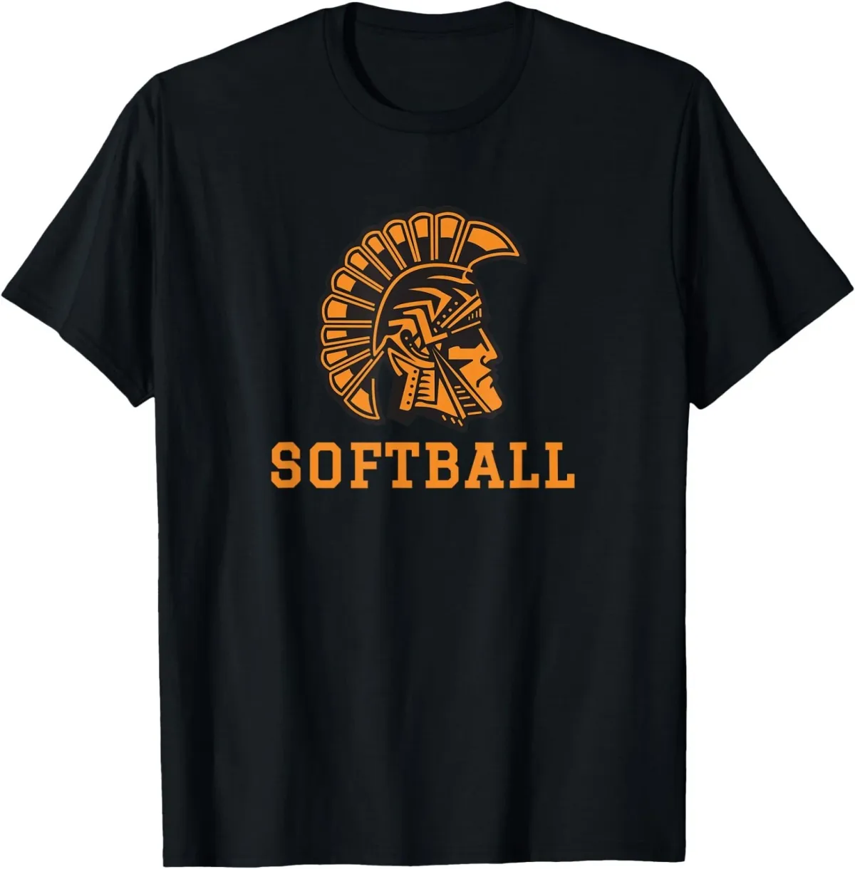 Women's T-Shirts Lely High School Trojans Softball T-Shirt_ecoleips.com