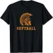 Women's T-Shirts Lely High School Trojans Softball T-Shirt_ecoleips.com