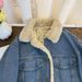 Vintage Denim Sherpa Jacket – Fleece-Lined Winter Coat (Blue) | Cozy & Stylish (S-XL)_ecoleips.com