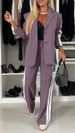 Women's Long Sleeved Lapel Casual Suit Set Autumn Winter New Arrivals European American Style Independent Website Foreign Trade_ecoleips.com