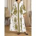Women's Clothing Robes For Women Tourism Gold Stamped Robes And Long Skirts_ecoleips.com