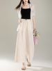 K Thin New Casual Pants For Women, Long And Wide Leg Pants_ecoleips.com