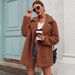 girl Girl Cheng Juan F0293 Cross-Border Exclusive 2019 Autumn Winter Fashion New Style Suit Collar Long Sleeve Women's Jacket Coat_ecoleips.com
