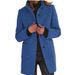 2026 Autumn/Winter European American Women's Fashion New Vintage Solid Color Button Stand Collar Woolen_ecoleips.com