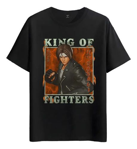 Women's T-Shirts Tshirt Muscle Freaks King Of Fighters Estilo Kyo Kusanagi_ecoleips.com
