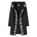 Fashion Trend Ladies Punk Moon Pattern Printing Long-sleeved Cardigan Sweater Long Style_ecoleips.com
