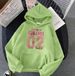 2024 New Autumn Winter Printed Hooded Plus Size Loose Versatile Sweatshirt Fleece Lined High-end Feel Jacket Top_ecoleips.com