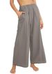 Suitable For All Seasons 2024 Spring Summer New Cotton Linen Women's Solid Color Trendy High Waist Loose Casual Wide Leg Pants_ecoleips.com