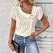 European And American Style Women's Solid Color Top Elegant Slanted Neck Design Summer New Arrival Cross Border Fashion for Ladies_ecoleips.com