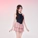 NLANG Women's Sleeveless Swimsuit 2026 Style Fairy Skirt Covers Tummy Padded Chest Hot Spring Swimwear_ecoleips.com