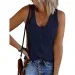 9 Colour Casual Chic Ribbed Tank Top - Everyday Sleeveless V-Neck Slight Stretch Durable Easy Care All-Season Essential_ecoleips.com