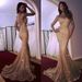 Women's Clothing Sequined Slim Long Sleeved Dress Slim Evening Dress_ecoleips.com