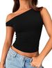 European And American Women's Clothing 2026 Summer New Versatile Solid Color Patchwork Decorative Tank Top Short Set For_ecoleips.com