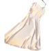 Spaghetti Strap Hot Girl Summer Inner Wear French Satin V-neck Solid Color Fashion European And American Loose Plus Size_ecoleips.com