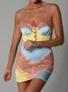 Mozision Diamond Chain Patchwork Print Mini Dress Women Fashion Y2K Summer Lace Sleeveless Backless Bodycon Dress 2025 Elegant_ecoleips.com
