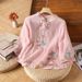 Chinese-Style Shirt With Traditional Design, Suitable For Spring, Autumn, And Summer; Made Of Cotton Or Linen Fabric, Fe_ecoleips.com