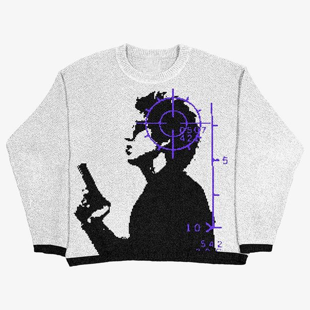 Trendy Hip Hop Style Loose Pullover Sweater Women's Knitwear Outerwear European And American Cross Border Trade Spot Wholesale_ecoleips.com