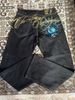 Statue Of Liberty Retro Distressed Denim Jeans Straight Leg Trendy Pants For Men And Women Casual Fashion Cotton Spring/Autumn_ecoleips.com