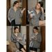 Women's Clothing Oversized Zip-Up Knit Cardigan With Shawl Collar - Cozy & Stylish Pullover For Women (Gray, Beige, Navy, Camel)_ecoleips.com