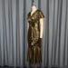 Elegant V-Neck Ruffled Mermaid Evening Dress With Floral Waist Detail For Party & Banquet Party Wear Prom & Evening Dresses_ecoleips.com
