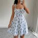 2026 Summer New Cross-Border European And American Women's Fashion Hot-Selling Floral Strap Square Neck Gentle Style_ecoleips.com