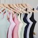 Women's Clothing Women's One Piece Sports Tank Top Elastic Straps Built-in Bra Ice Silk Knitwear For Formal & Casual For Women_ecoleips.com
