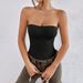 2026 European And American Cross-border Spring/summer Sexy Knitted Slim-fit Party Photo Shoot Tube Top_ecoleips.com