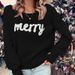 "The Anti-Christmas Sweater: 3D Textured Knit With Subversive Holiday Vibes – Oversized & Cozy (S-XL, Festive Red/Black)_ecoleips.com