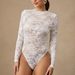 Women's Slim Fit Lace Bodysuit Long Sleeved Solid Color Sexy Spring New Arrival Jumpsuits Rompers_ecoleips.com