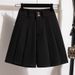 Women's Clothing Large Size Fat Mm Suit Shorts Women Spring And Summer New High Waist A Line Casual Bottoming Outer Wear Wide Leg Hot Pants_ecoleips.com