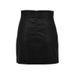 YD350 New Fashionable Sexy PU Leather With Slit, High-Waisted Slim-Fit Short Skirt For Autumn And Winter_ecoleips.com