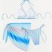 Women's Clothing Sexy Three-Piece Backless Bikini Set Support For Swimming_ecoleips.com