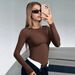 Women's Lightweight Crew Neck Undershirt Basic Slim Fit Warm Sweatshirt for Layering under T-Shirts_ecoleips.com