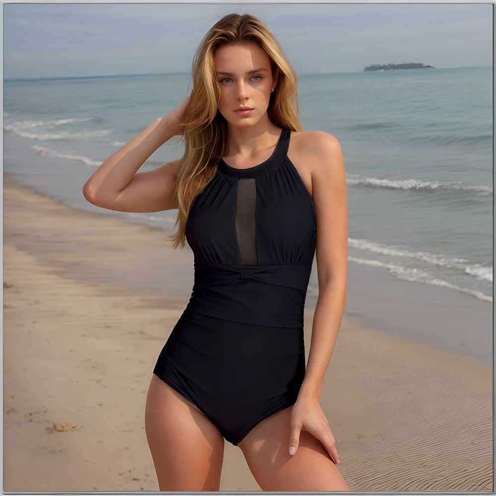 Sexy Print One Piece Large Size Swimwear Push Up Women Plus Size Swimsuits Closed Female Body Bathing Suit For Pool Beachwear_ecoleips.com