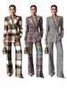 Fashion Plaid Blazer Women's Spring/Autumn New Arrival_ecoleips.com