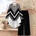 Women's Casual 2-Piece Lounge Set, Soft 3d Print T-Shirt & Wide Leg Pants, Loose Fit Comfort Outfit For Home Travel_ecoleips.com