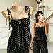 Summer French Polka Dot Tie Waist Camisole Top with Waist Defining Wide Leg Pants European And American Style Women's Clothing Set 2026 New Arrival_ecoleips.com
