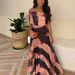Women's Elegant Off-Shoulder Long Dress Semi-Sheer Stylish Autumn Fashion_ecoleips.com