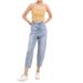 High Waist Plus Size Women's Jeans Loose Fit Harem Pants With 3D Decoration Up To 200 Kg Capacity_ecoleips.com