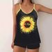 Women's Clothing Floral Print Swim Dress – Plus Size Bikini Set With Skirt & Comfort Fit_ecoleips.com