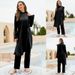 Women's Clothing Loose Surfing Diving Swimsuit Three Piece Set With Ruffled Edges Fully Enclosed Sunscreen Split Conservative Swimsuit With Chest Pads_ecoleips.com