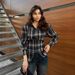 Elegant Long Sleeve Blouse For Women - Slim Fit Casual Shirt With Fashionable Design, Perfect For Spring Season_ecoleips.com
