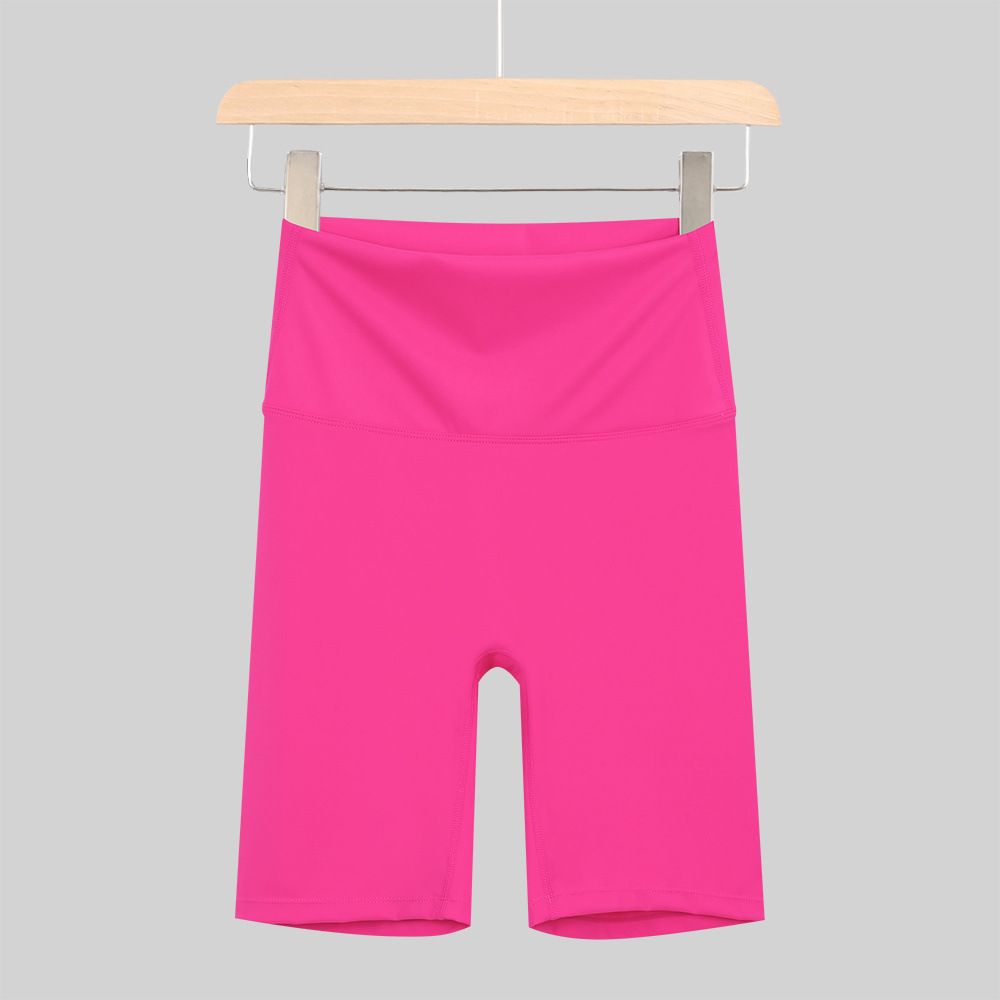 Women's Clothing High-Waisted Yoga Pants Five Point Shorts Bare Skin Feel No Embarrassing Seams Butt Lifting Sports Fitness Running Shorts In Stock_ecoleips.com