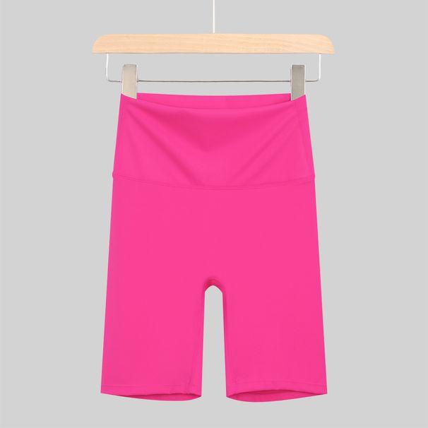 Women's Clothing High-Waisted Yoga Pants Five Point Shorts Bare Skin Feel No Embarrassing Seams Butt Lifting Sports Fitness Running Shorts In Stock_ecoleips.com