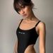 European And American High-Cut One-Piece Top Sexy Hot Girl Outerwear Triangle Pure Desire Sweet Spicy Camisole Vest For_ecoleips.com